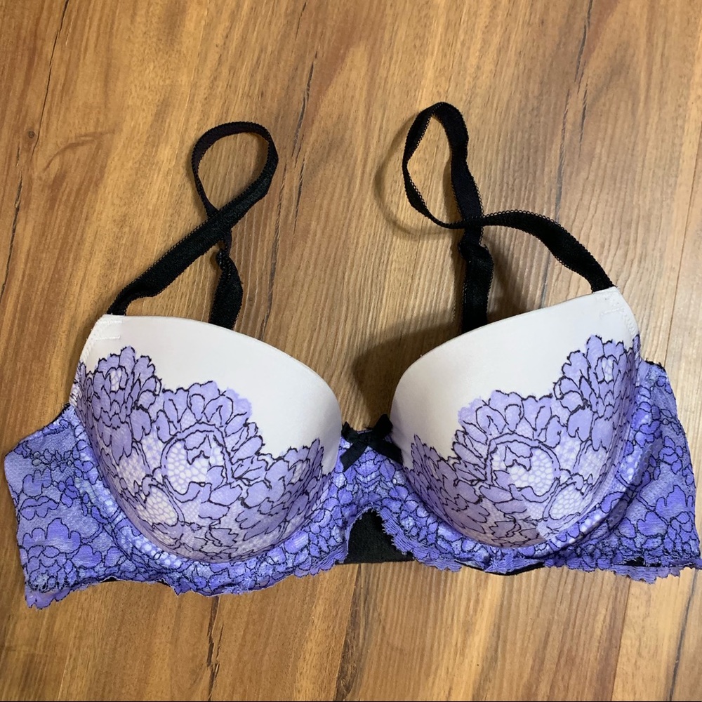 Purple Lace Bra